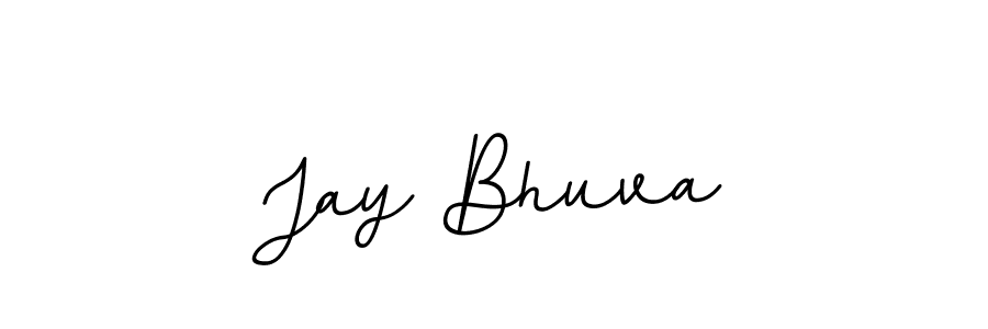Make a beautiful signature design for name Jay Bhuva. With this signature (BallpointsItalic-DORy9) style, you can create a handwritten signature for free. Jay Bhuva signature style 11 images and pictures png