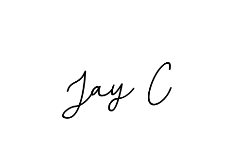 The best way (BallpointsItalic-DORy9) to make a short signature is to pick only two or three words in your name. The name Jay C include a total of six letters. For converting this name. Jay C signature style 11 images and pictures png