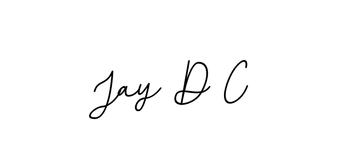 Design your own signature with our free online signature maker. With this signature software, you can create a handwritten (BallpointsItalic-DORy9) signature for name Jay D C. Jay D C signature style 11 images and pictures png