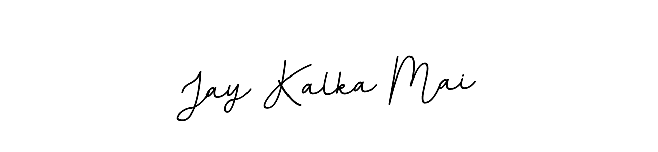 The best way (BallpointsItalic-DORy9) to make a short signature is to pick only two or three words in your name. The name Jay Kalka Mai include a total of six letters. For converting this name. Jay Kalka Mai signature style 11 images and pictures png