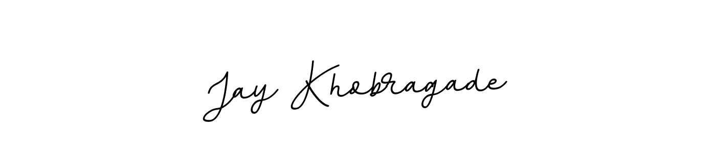 Make a beautiful signature design for name Jay Khobragade. With this signature (BallpointsItalic-DORy9) style, you can create a handwritten signature for free. Jay Khobragade signature style 11 images and pictures png