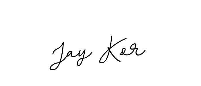 This is the best signature style for the Jay Kor name. Also you like these signature font (BallpointsItalic-DORy9). Mix name signature. Jay Kor signature style 11 images and pictures png
