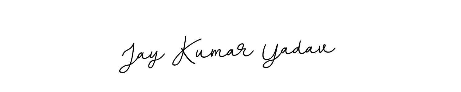 Jay Kumar Yadav stylish signature style. Best Handwritten Sign (BallpointsItalic-DORy9) for my name. Handwritten Signature Collection Ideas for my name Jay Kumar Yadav. Jay Kumar Yadav signature style 11 images and pictures png