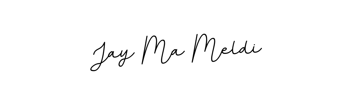 It looks lik you need a new signature style for name Jay Ma Meldi. Design unique handwritten (BallpointsItalic-DORy9) signature with our free signature maker in just a few clicks. Jay Ma Meldi signature style 11 images and pictures png