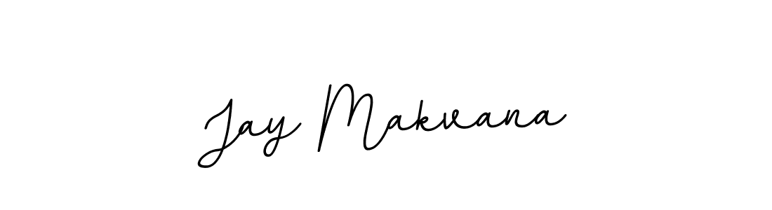 You should practise on your own different ways (BallpointsItalic-DORy9) to write your name (Jay Makvana) in signature. don't let someone else do it for you. Jay Makvana signature style 11 images and pictures png
