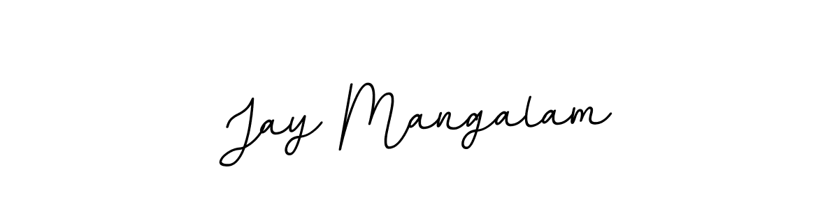 Design your own signature with our free online signature maker. With this signature software, you can create a handwritten (BallpointsItalic-DORy9) signature for name Jay Mangalam. Jay Mangalam signature style 11 images and pictures png
