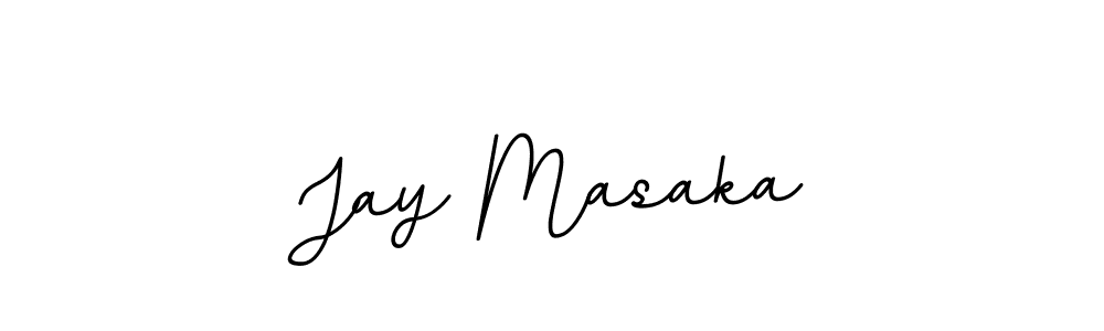 Design your own signature with our free online signature maker. With this signature software, you can create a handwritten (BallpointsItalic-DORy9) signature for name Jay Masaka. Jay Masaka signature style 11 images and pictures png