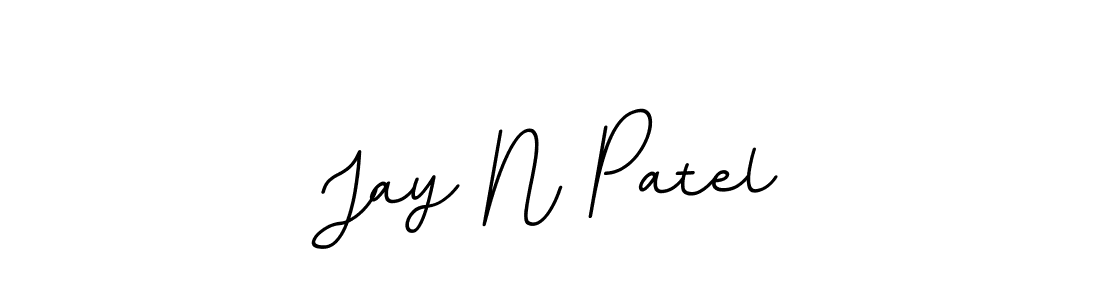 Design your own signature with our free online signature maker. With this signature software, you can create a handwritten (BallpointsItalic-DORy9) signature for name Jay N Patel. Jay N Patel signature style 11 images and pictures png