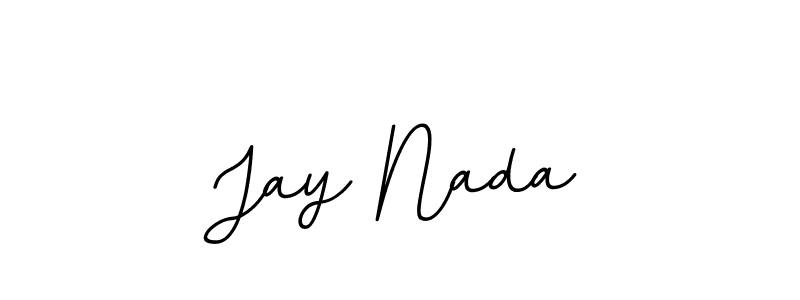 Jay Nada stylish signature style. Best Handwritten Sign (BallpointsItalic-DORy9) for my name. Handwritten Signature Collection Ideas for my name Jay Nada. Jay Nada signature style 11 images and pictures png