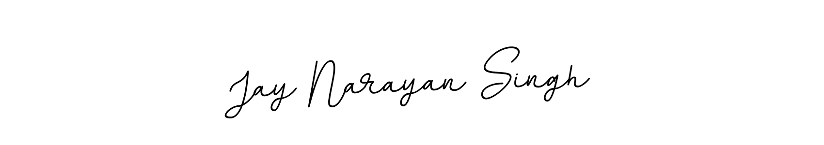 Jay Narayan Singh stylish signature style. Best Handwritten Sign (BallpointsItalic-DORy9) for my name. Handwritten Signature Collection Ideas for my name Jay Narayan Singh. Jay Narayan Singh signature style 11 images and pictures png