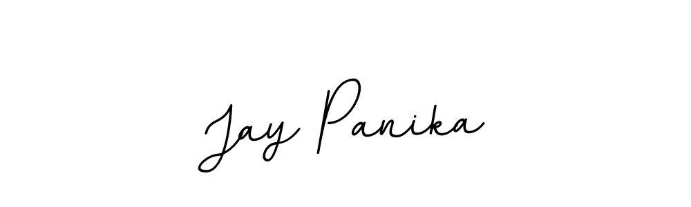 Create a beautiful signature design for name Jay Panika. With this signature (BallpointsItalic-DORy9) fonts, you can make a handwritten signature for free. Jay Panika signature style 11 images and pictures png