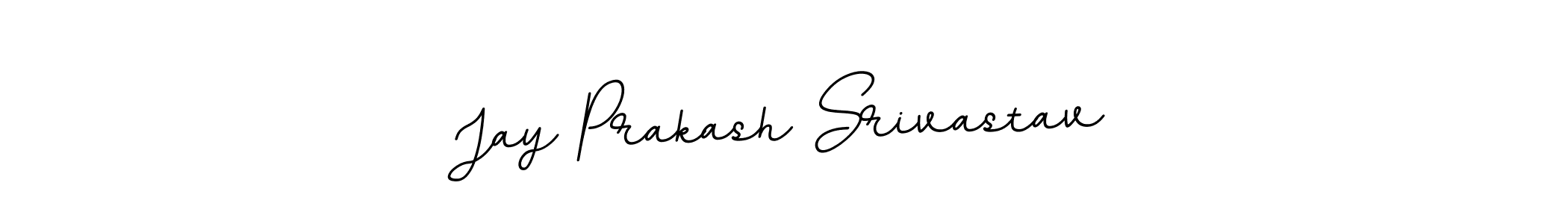 Make a beautiful signature design for name Jay Prakash Srivastav. With this signature (BallpointsItalic-DORy9) style, you can create a handwritten signature for free. Jay Prakash Srivastav signature style 11 images and pictures png