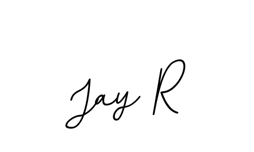 Make a beautiful signature design for name Jay R. With this signature (BallpointsItalic-DORy9) style, you can create a handwritten signature for free. Jay R signature style 11 images and pictures png
