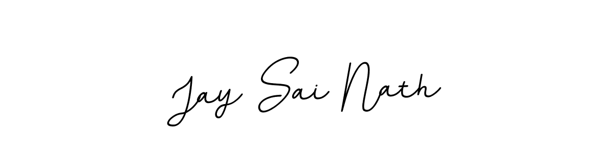 Design your own signature with our free online signature maker. With this signature software, you can create a handwritten (BallpointsItalic-DORy9) signature for name Jay Sai Nath. Jay Sai Nath signature style 11 images and pictures png