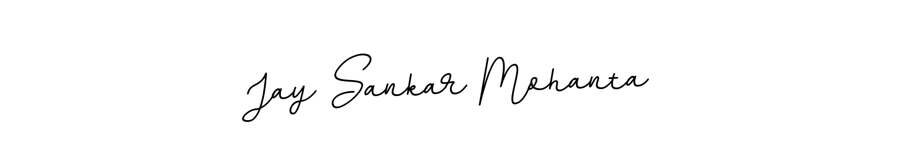 Make a beautiful signature design for name Jay Sankar Mohanta. With this signature (BallpointsItalic-DORy9) style, you can create a handwritten signature for free. Jay Sankar Mohanta signature style 11 images and pictures png