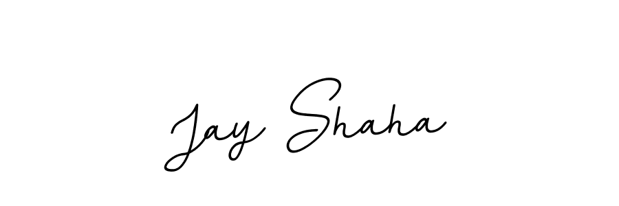 Design your own signature with our free online signature maker. With this signature software, you can create a handwritten (BallpointsItalic-DORy9) signature for name Jay Shaha. Jay Shaha signature style 11 images and pictures png