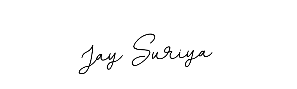 This is the best signature style for the Jay Suriya name. Also you like these signature font (BallpointsItalic-DORy9). Mix name signature. Jay Suriya signature style 11 images and pictures png