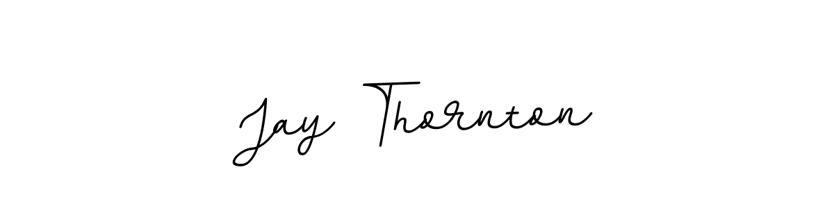 Make a beautiful signature design for name Jay Thornton. With this signature (BallpointsItalic-DORy9) style, you can create a handwritten signature for free. Jay Thornton signature style 11 images and pictures png
