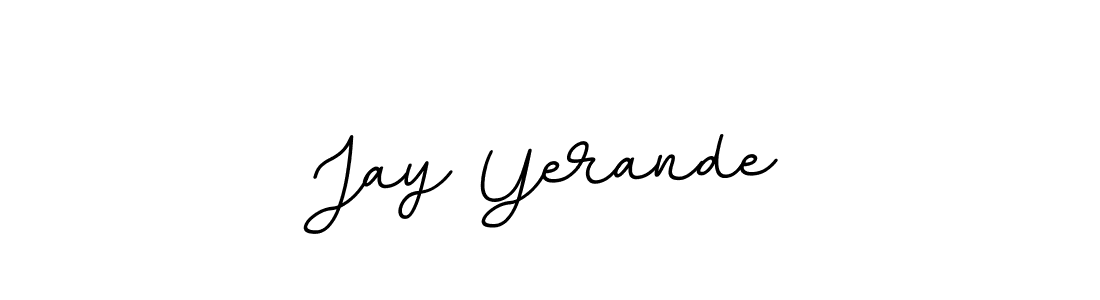 How to make Jay Yerande signature? BallpointsItalic-DORy9 is a professional autograph style. Create handwritten signature for Jay Yerande name. Jay Yerande signature style 11 images and pictures png