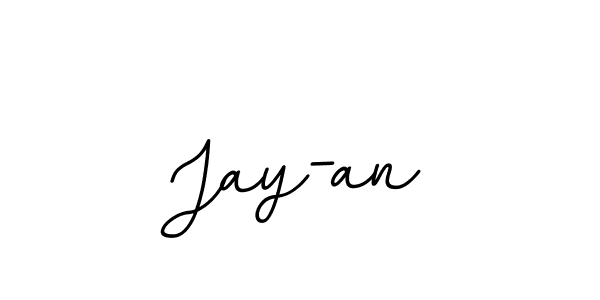 Create a beautiful signature design for name Jay-an. With this signature (BallpointsItalic-DORy9) fonts, you can make a handwritten signature for free. Jay-an signature style 11 images and pictures png