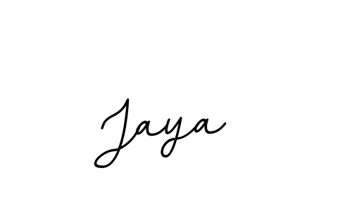 How to make Jaya  name signature. Use BallpointsItalic-DORy9 style for creating short signs online. This is the latest handwritten sign. Jaya  signature style 11 images and pictures png