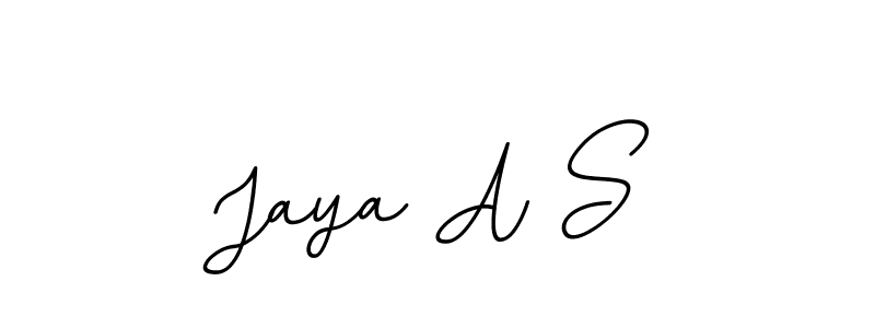 Also we have Jaya A S name is the best signature style. Create professional handwritten signature collection using BallpointsItalic-DORy9 autograph style. Jaya A S signature style 11 images and pictures png