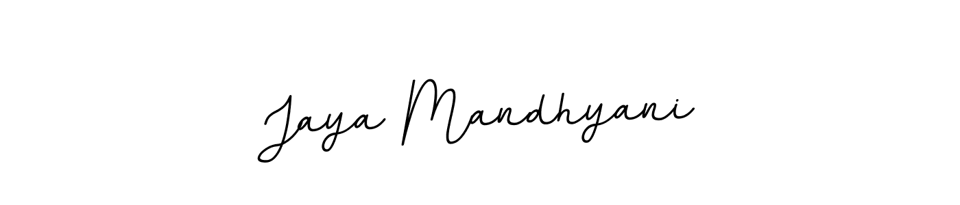 This is the best signature style for the Jaya Mandhyani name. Also you like these signature font (BallpointsItalic-DORy9). Mix name signature. Jaya Mandhyani signature style 11 images and pictures png