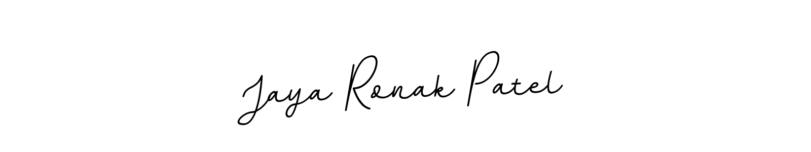 Use a signature maker to create a handwritten signature online. With this signature software, you can design (BallpointsItalic-DORy9) your own signature for name Jaya Ronak Patel. Jaya Ronak Patel signature style 11 images and pictures png
