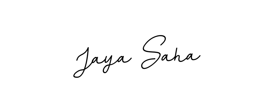 if you are searching for the best signature style for your name Jaya Saha. so please give up your signature search. here we have designed multiple signature styles  using BallpointsItalic-DORy9. Jaya Saha signature style 11 images and pictures png
