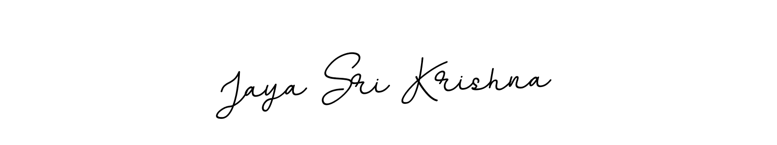 Design your own signature with our free online signature maker. With this signature software, you can create a handwritten (BallpointsItalic-DORy9) signature for name Jaya Sri Krishna. Jaya Sri Krishna signature style 11 images and pictures png