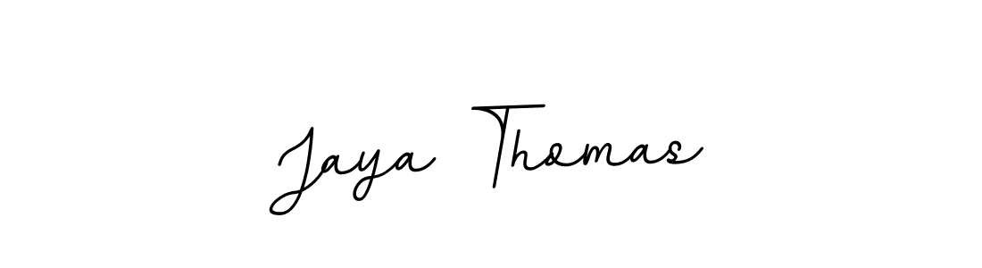 Design your own signature with our free online signature maker. With this signature software, you can create a handwritten (BallpointsItalic-DORy9) signature for name Jaya Thomas. Jaya Thomas signature style 11 images and pictures png