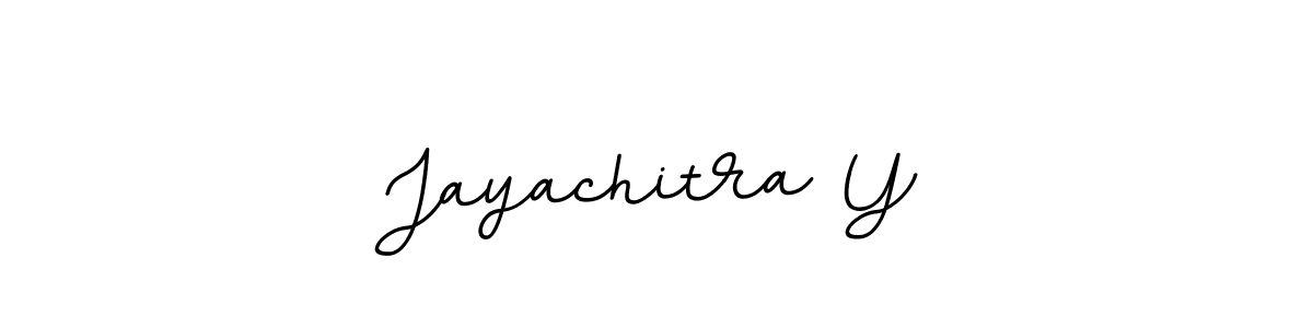 Create a beautiful signature design for name Jayachitra Y. With this signature (BallpointsItalic-DORy9) fonts, you can make a handwritten signature for free. Jayachitra Y signature style 11 images and pictures png