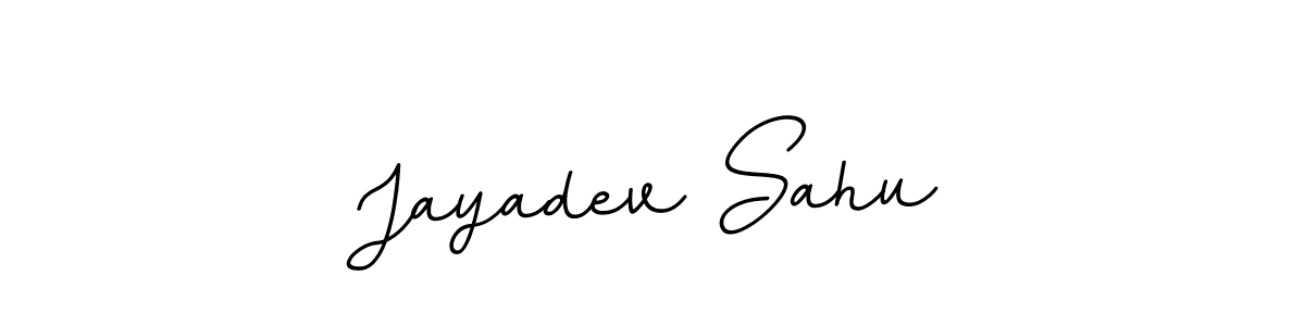 Design your own signature with our free online signature maker. With this signature software, you can create a handwritten (BallpointsItalic-DORy9) signature for name Jayadev Sahu. Jayadev Sahu signature style 11 images and pictures png