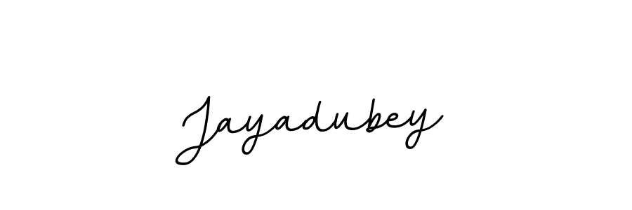 Make a beautiful signature design for name Jayadubey. With this signature (BallpointsItalic-DORy9) style, you can create a handwritten signature for free. Jayadubey signature style 11 images and pictures png