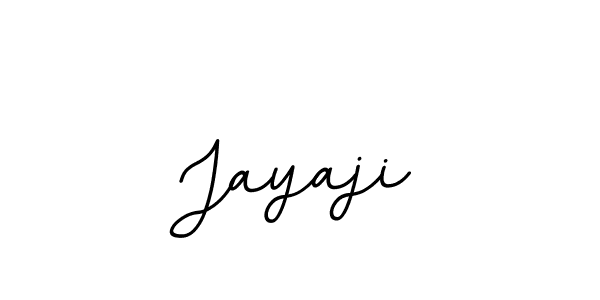 Use a signature maker to create a handwritten signature online. With this signature software, you can design (BallpointsItalic-DORy9) your own signature for name Jayaji. Jayaji signature style 11 images and pictures png