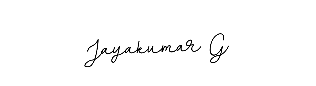 Create a beautiful signature design for name Jayakumar G. With this signature (BallpointsItalic-DORy9) fonts, you can make a handwritten signature for free. Jayakumar G signature style 11 images and pictures png