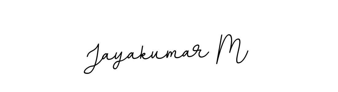 How to make Jayakumar M name signature. Use BallpointsItalic-DORy9 style for creating short signs online. This is the latest handwritten sign. Jayakumar M signature style 11 images and pictures png