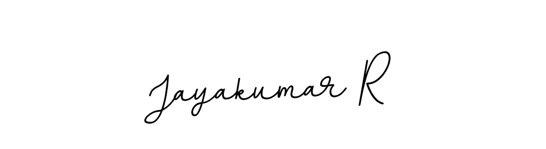 The best way (BallpointsItalic-DORy9) to make a short signature is to pick only two or three words in your name. The name Jayakumar R include a total of six letters. For converting this name. Jayakumar R signature style 11 images and pictures png