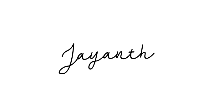 Use a signature maker to create a handwritten signature online. With this signature software, you can design (BallpointsItalic-DORy9) your own signature for name Jayanth. Jayanth signature style 11 images and pictures png
