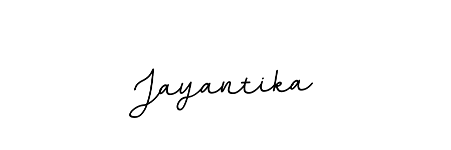 Jayantika stylish signature style. Best Handwritten Sign (BallpointsItalic-DORy9) for my name. Handwritten Signature Collection Ideas for my name Jayantika. Jayantika signature style 11 images and pictures png