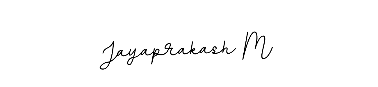 The best way (BallpointsItalic-DORy9) to make a short signature is to pick only two or three words in your name. The name Jayaprakash M include a total of six letters. For converting this name. Jayaprakash M signature style 11 images and pictures png