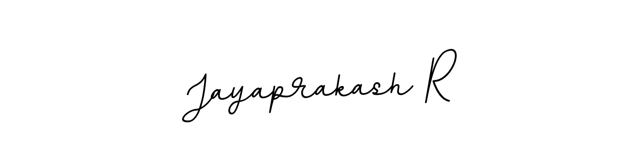 if you are searching for the best signature style for your name Jayaprakash R. so please give up your signature search. here we have designed multiple signature styles  using BallpointsItalic-DORy9. Jayaprakash R signature style 11 images and pictures png