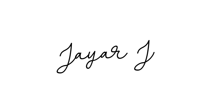 The best way (BallpointsItalic-DORy9) to make a short signature is to pick only two or three words in your name. The name Jayar J include a total of six letters. For converting this name. Jayar J signature style 11 images and pictures png