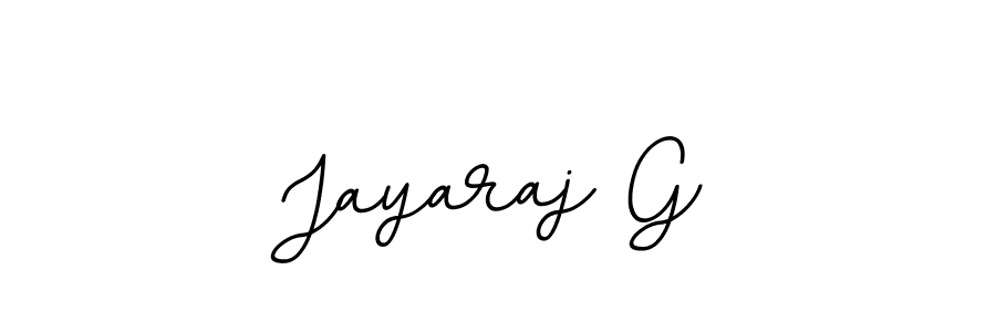 Use a signature maker to create a handwritten signature online. With this signature software, you can design (BallpointsItalic-DORy9) your own signature for name Jayaraj G. Jayaraj G signature style 11 images and pictures png