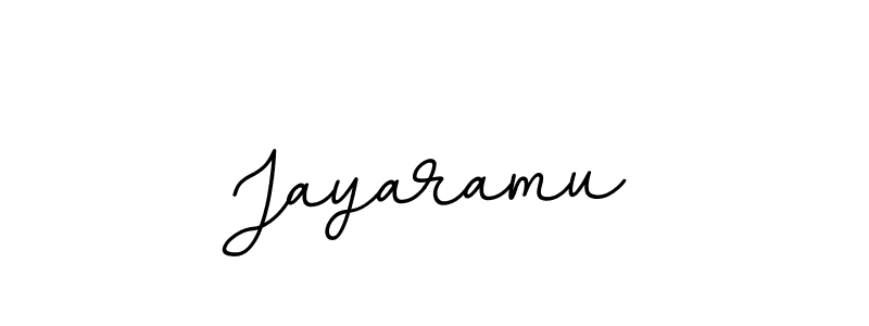 Make a beautiful signature design for name Jayaramu. With this signature (BallpointsItalic-DORy9) style, you can create a handwritten signature for free. Jayaramu signature style 11 images and pictures png