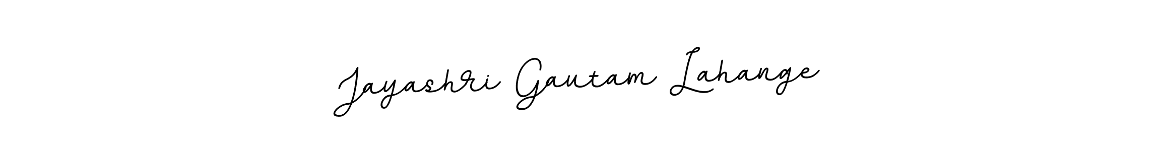 Use a signature maker to create a handwritten signature online. With this signature software, you can design (BallpointsItalic-DORy9) your own signature for name Jayashri Gautam Lahange. Jayashri Gautam Lahange signature style 11 images and pictures png
