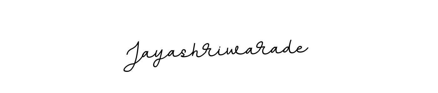 How to make Jayashriwarade signature? BallpointsItalic-DORy9 is a professional autograph style. Create handwritten signature for Jayashriwarade name. Jayashriwarade signature style 11 images and pictures png