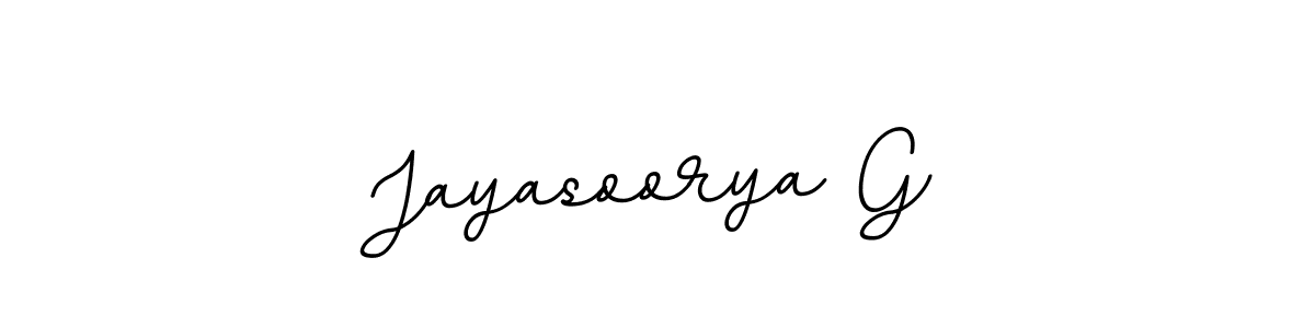 Also we have Jayasoorya G name is the best signature style. Create professional handwritten signature collection using BallpointsItalic-DORy9 autograph style. Jayasoorya G signature style 11 images and pictures png