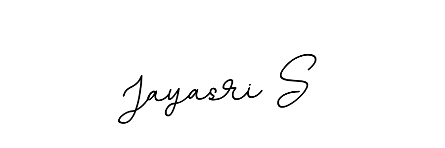Make a beautiful signature design for name Jayasri S. With this signature (BallpointsItalic-DORy9) style, you can create a handwritten signature for free. Jayasri S signature style 11 images and pictures png