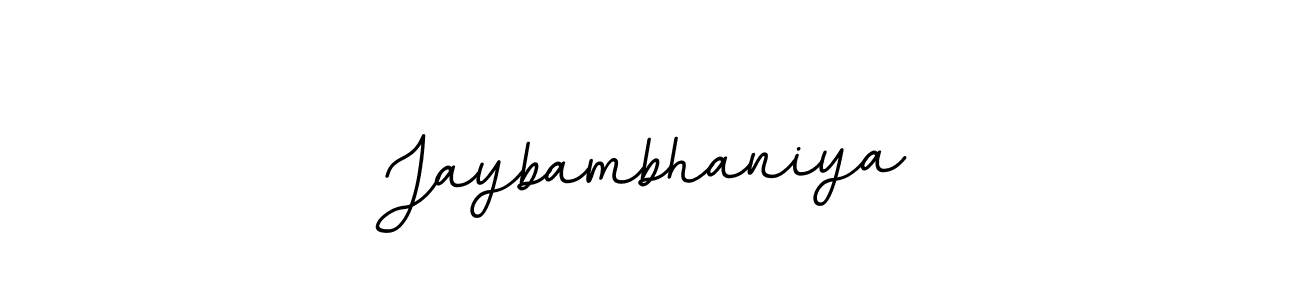 Make a beautiful signature design for name Jaybambhaniya. Use this online signature maker to create a handwritten signature for free. Jaybambhaniya signature style 11 images and pictures png